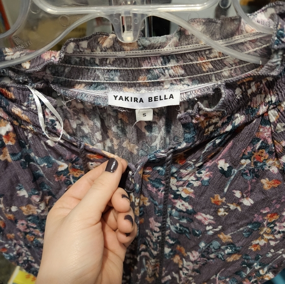 Yakira Bella floral purple Ditsy dress - Picture 3 of 4